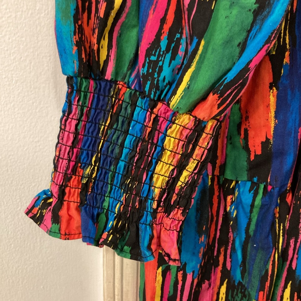 Kaleidoscope Tiered Swing Dress - Picture 3 of 5